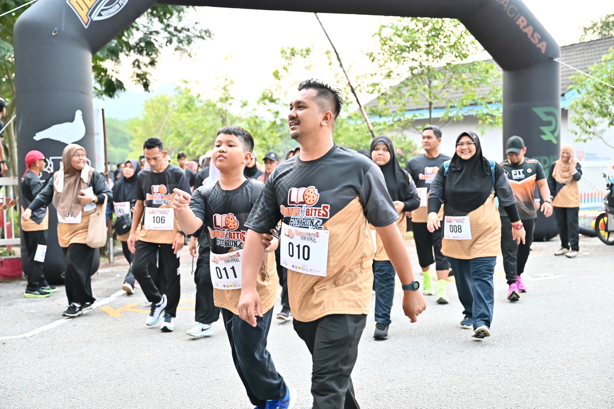 PROGRAM BOOKS & BITES FUN RUN ANJURAN PERBADANAN PERPUSTAKAAN AWAM NEGERI PERAK