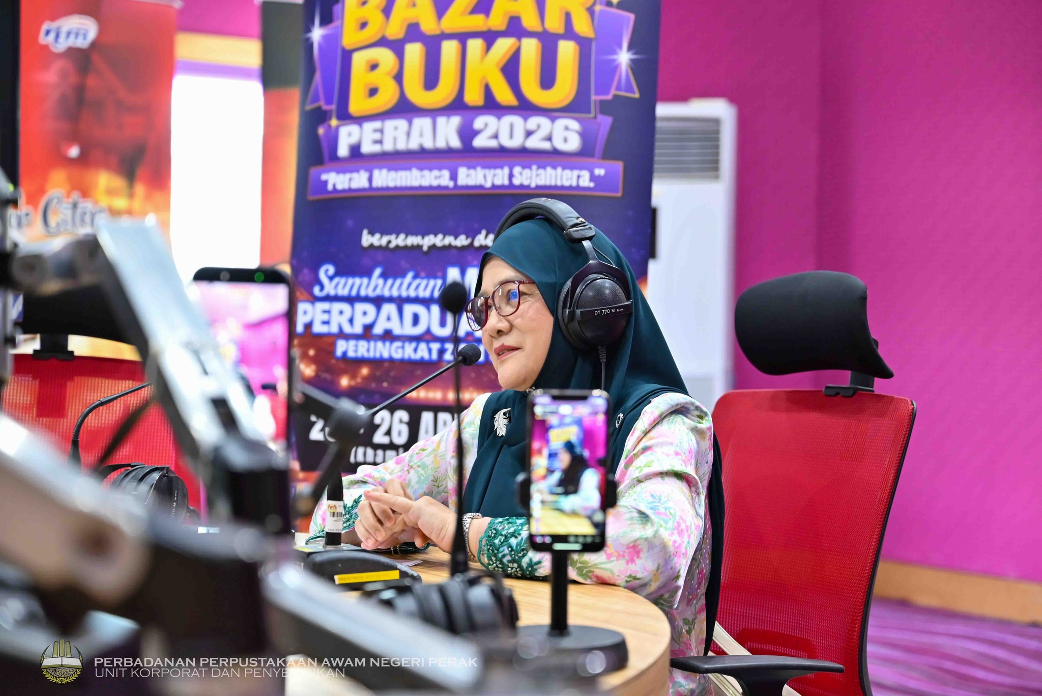 HEBAHAN BAZAR BUKU PERAK 2026 DIPERKASA MENERUSI SIARAN PERAKFM